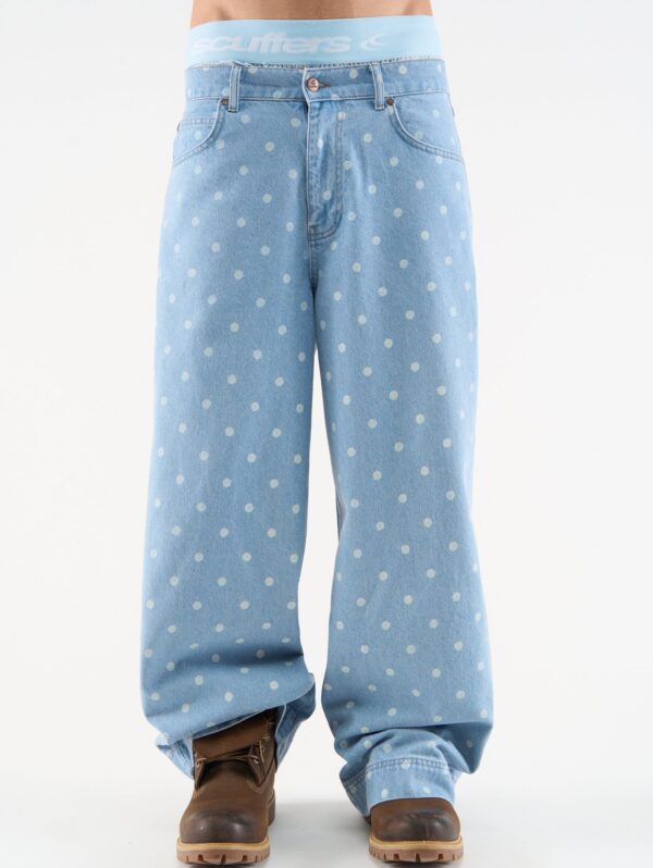 Dots Light Blue Pants