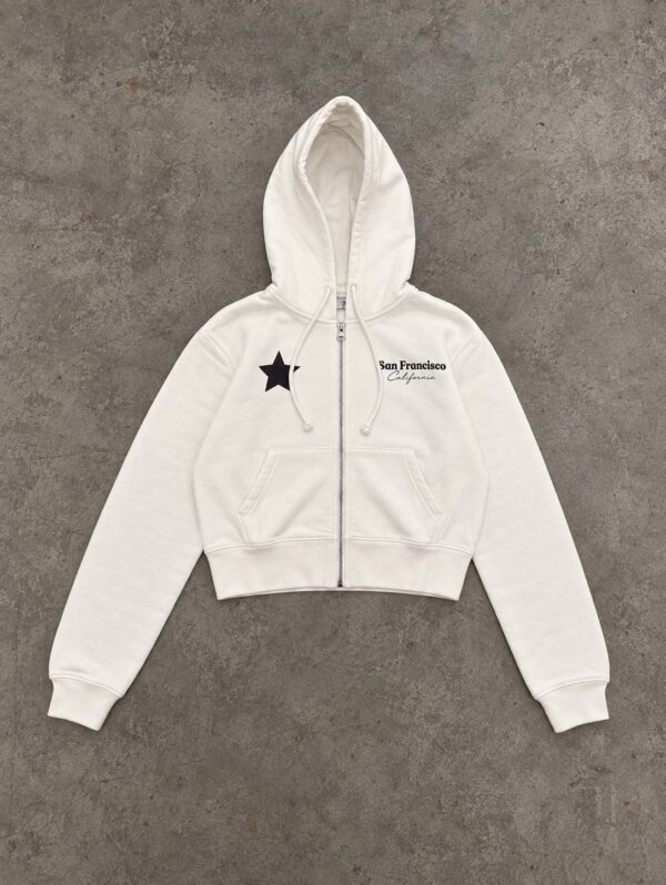 Breshka crop zipper